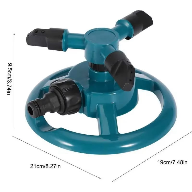 360° Automatic Rotating Sprinkler. Automatic Water Sprayer. Garden Irrigation Supplies.