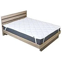 Waterproof Mattress Protector with Elastic Band, Quilted Mattress Cover, Bedding Protector for Single Bed 90 × 200 cm.